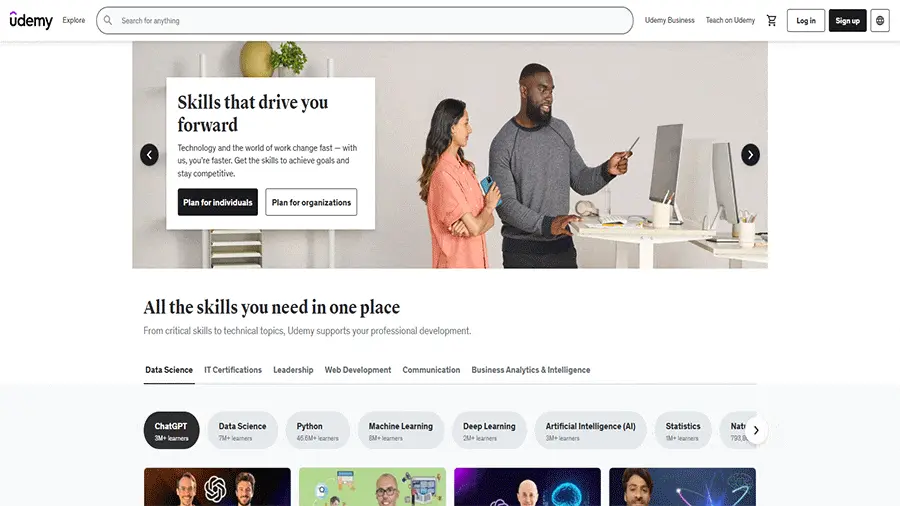 أفضل الكورسات المجانية