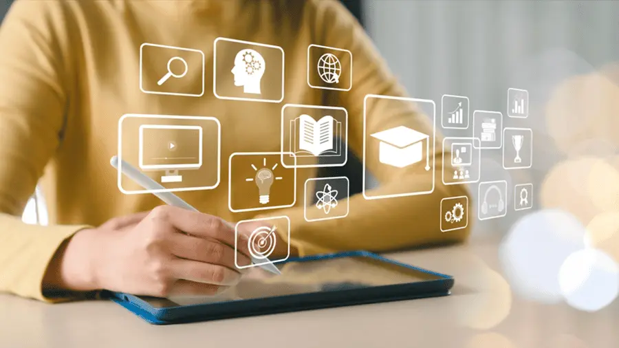 محتوى التعليم الإلكتروني 