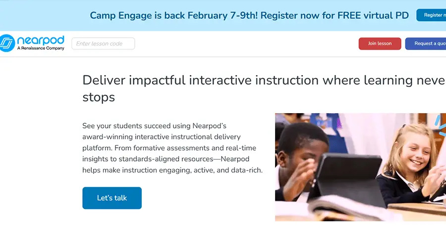 منصات التعليم التفاعلي 